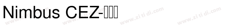 Nimbus CEZ字体转换